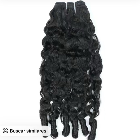 WeQueen Human Hair Bundle 3-Pack 100% Curly, 20", 22", 24" - Picture 4 of 6